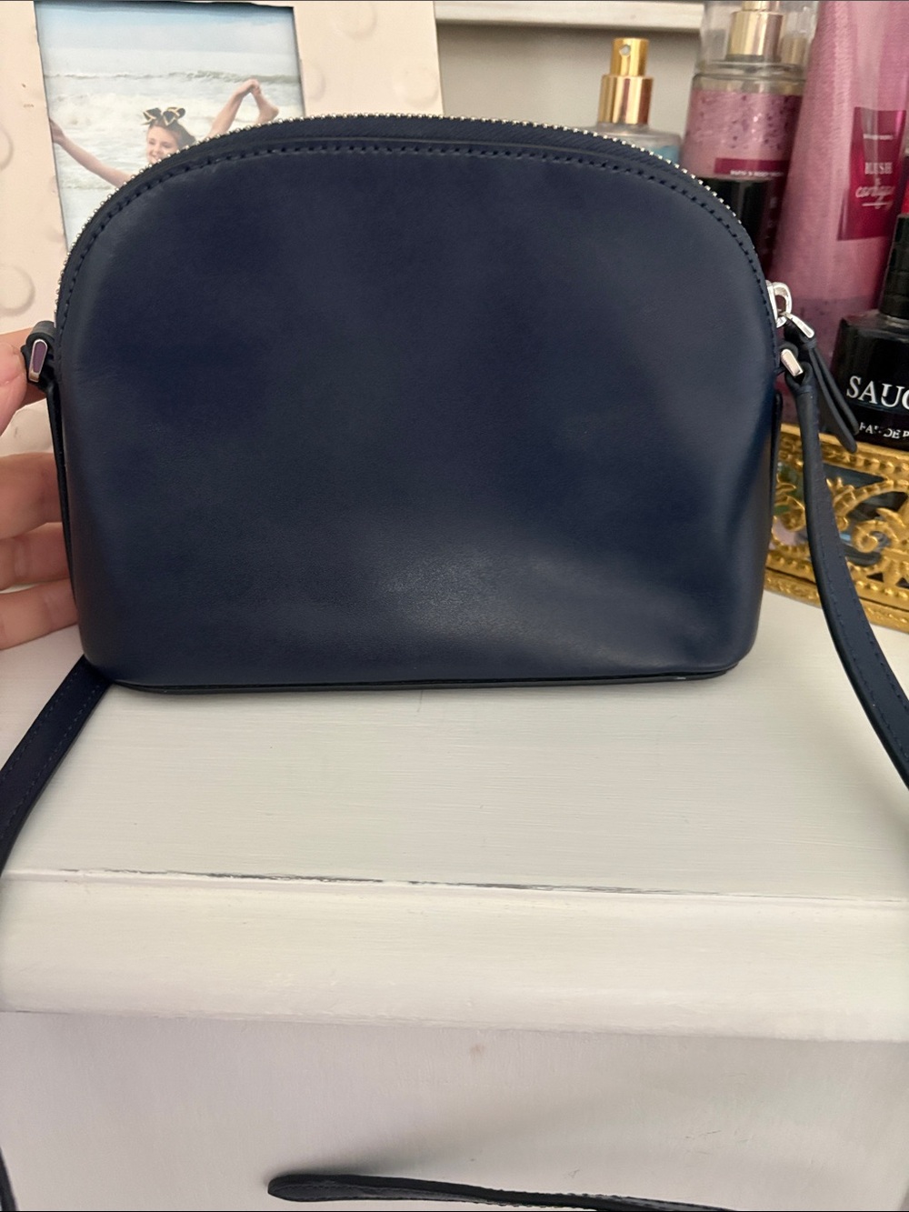 kate spade Navy Leather small crossbody - Picture 2 of 5